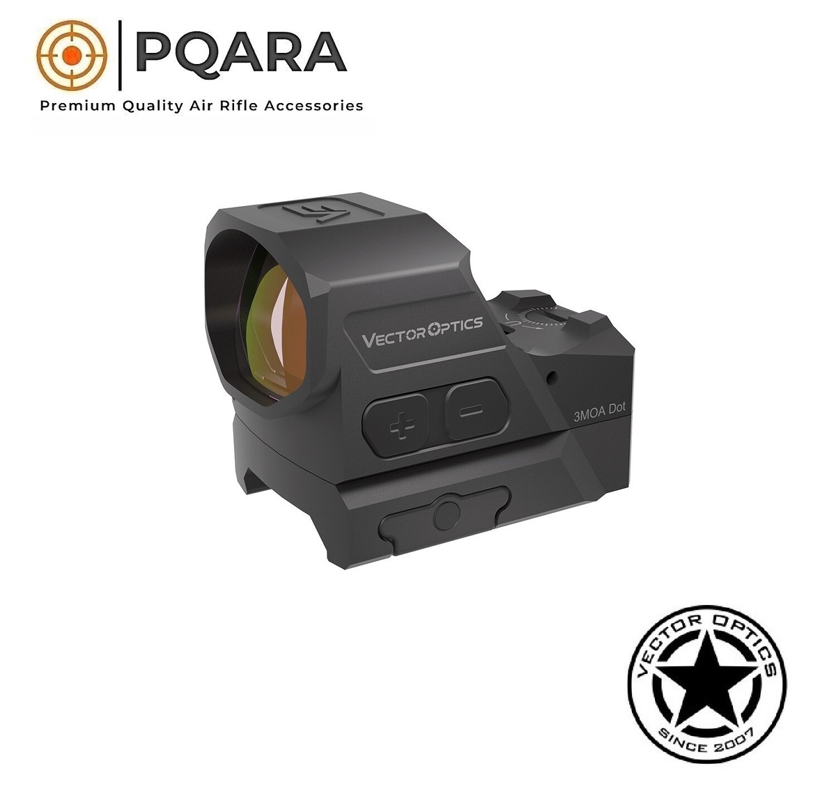 Vector Optics Frenzy-X SCRD-SM64 ドットサイト Frenzy-X 1x19x26 Red Dot | Aspheric Lenses & Multi-Reticle