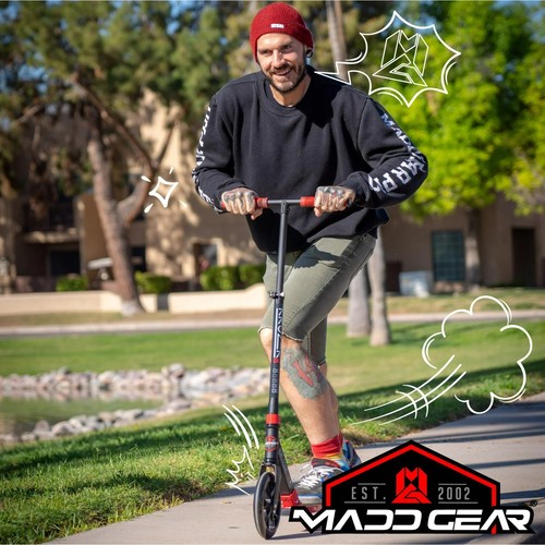 Madd Gear Kruzer 200mm Commuter Scooter - Easy Folding - Height Adjustable for T - Picture 8 of 9