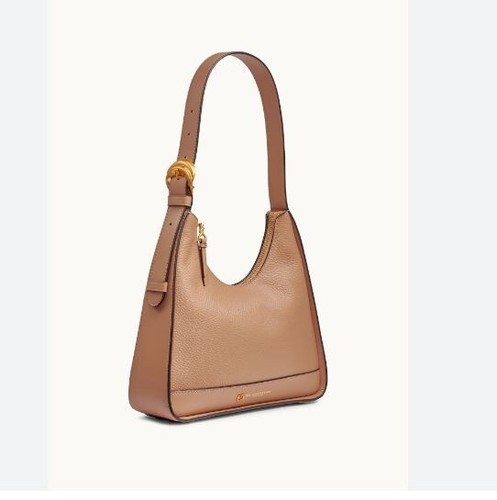 Bolso de Hombro Donna Karan Cedarhurst Cuero Pequeño Hobo - Tostado/Fawn - Imagen 3 de 10