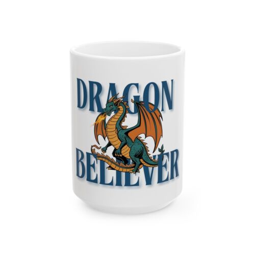 Dragon Believer Keramiktasse - Fantasy Geschenke für Drachenliebhaber, Cosplay, Kaffee, - Bild 2 von 9