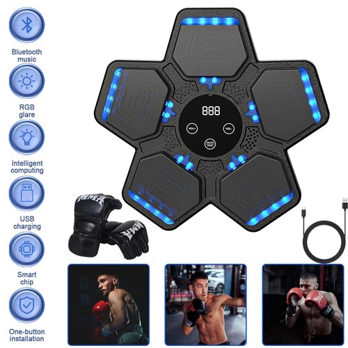 Music Boxing Machine Smart Bluetoothfor Kids with Gloves Target Workout Punching - Bild 3 von 22