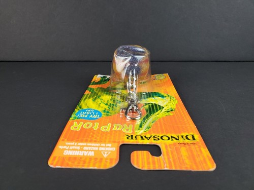 Vintage Disney DINOSAUR Raptor Clip Light Up Keychain Rare - NEW - Picture 6 of 8