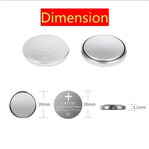 100pcs CR2032 3VButton Battery For Watch Toy Calculator Clock Car Key Coin Cells - Picture 4 of 6