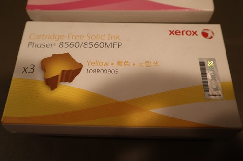 Genuine Xerox 8560/8560MFP Black Magenta Yellow Solid Ink Toner Cartridge Phaser - Picture 5 of 5
