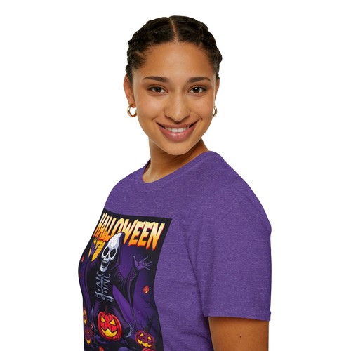 Halloween Skeleton Graphic T-Shirt, Unisex Tee, Spooky Shirt, Halloween Party - Picture 16 of 16