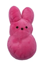 2005 PEEPS Easter Bunny 6" Plush Pink Bean Bag Stuffed Animal