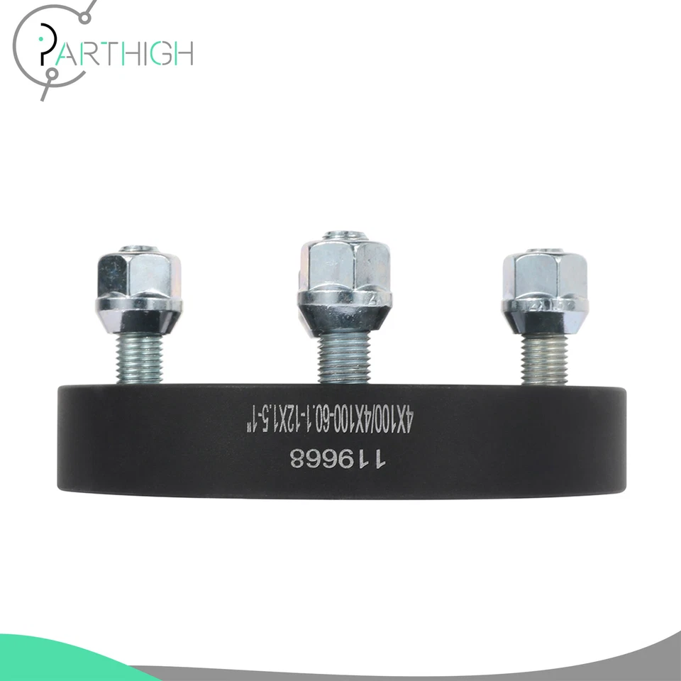 Espaciadores de rueda para Honda Civic Mazda Miata 1992-2005 4x100 (2) 1" de grosor 12x1,5 Foto 4 de 4