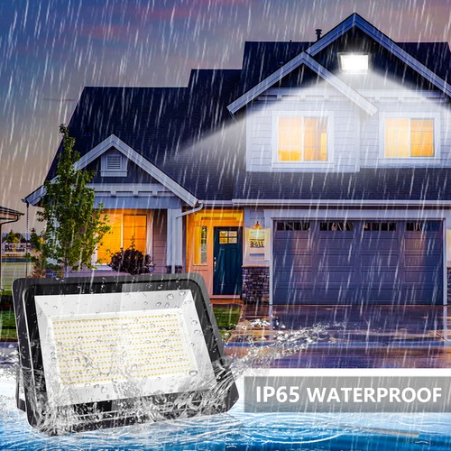 100W Kaltweiß LED Strahler Außen Garten Fluter Leuchte Scheinwerfer Lampe IP65 - Bild 4 von 8