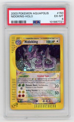 2003 Pokemon Aquapolis Nidoking Holo #150 PSA 6