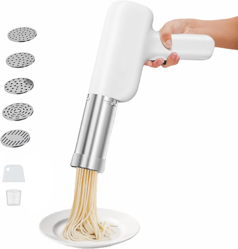 Macchina per Pasta Fresca Elettrica Portatile 2000Mah Ricaricabile Macchina per - Foto 11 di 12