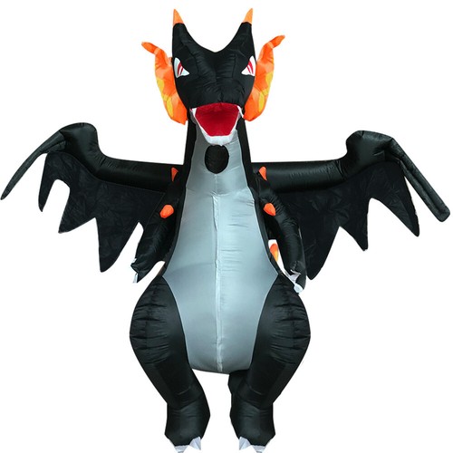 Inflatable Dinosaur Dino Adult or Kids Costume Funny Cosplay Blow up Mascot Suit - Picture 43 of 52