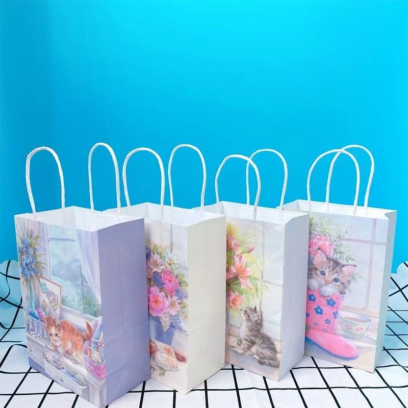 10pcs Cow Print Wrapping Paper Festival Gift Wrapping Paper Multifunctional  Packaging Paper