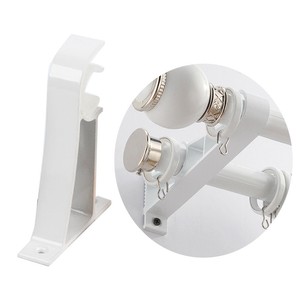 2pcs Aluminum Alloy Ceiling Mount Thickened Home Pole Holder