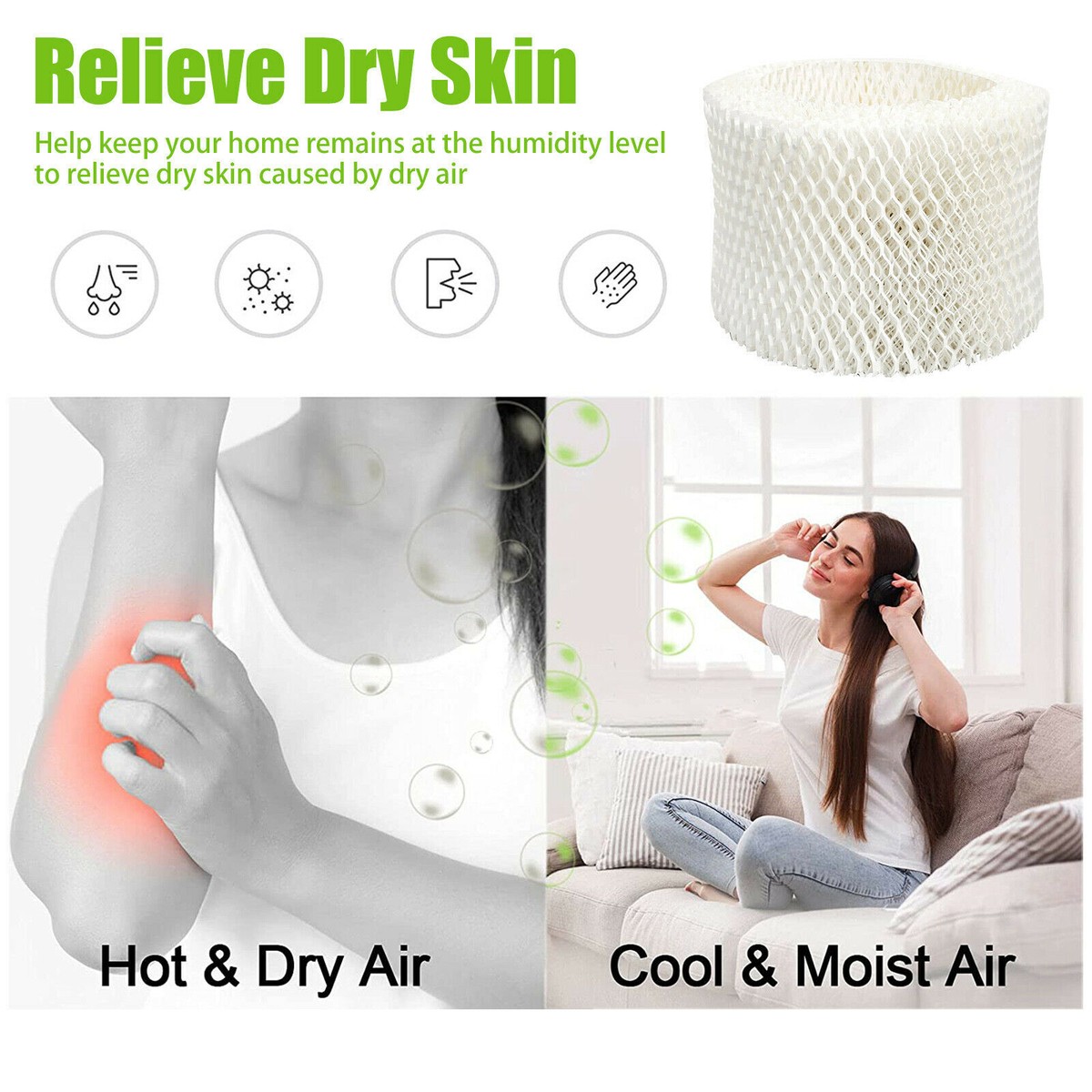 Hcm 350 outlet humidifier filter