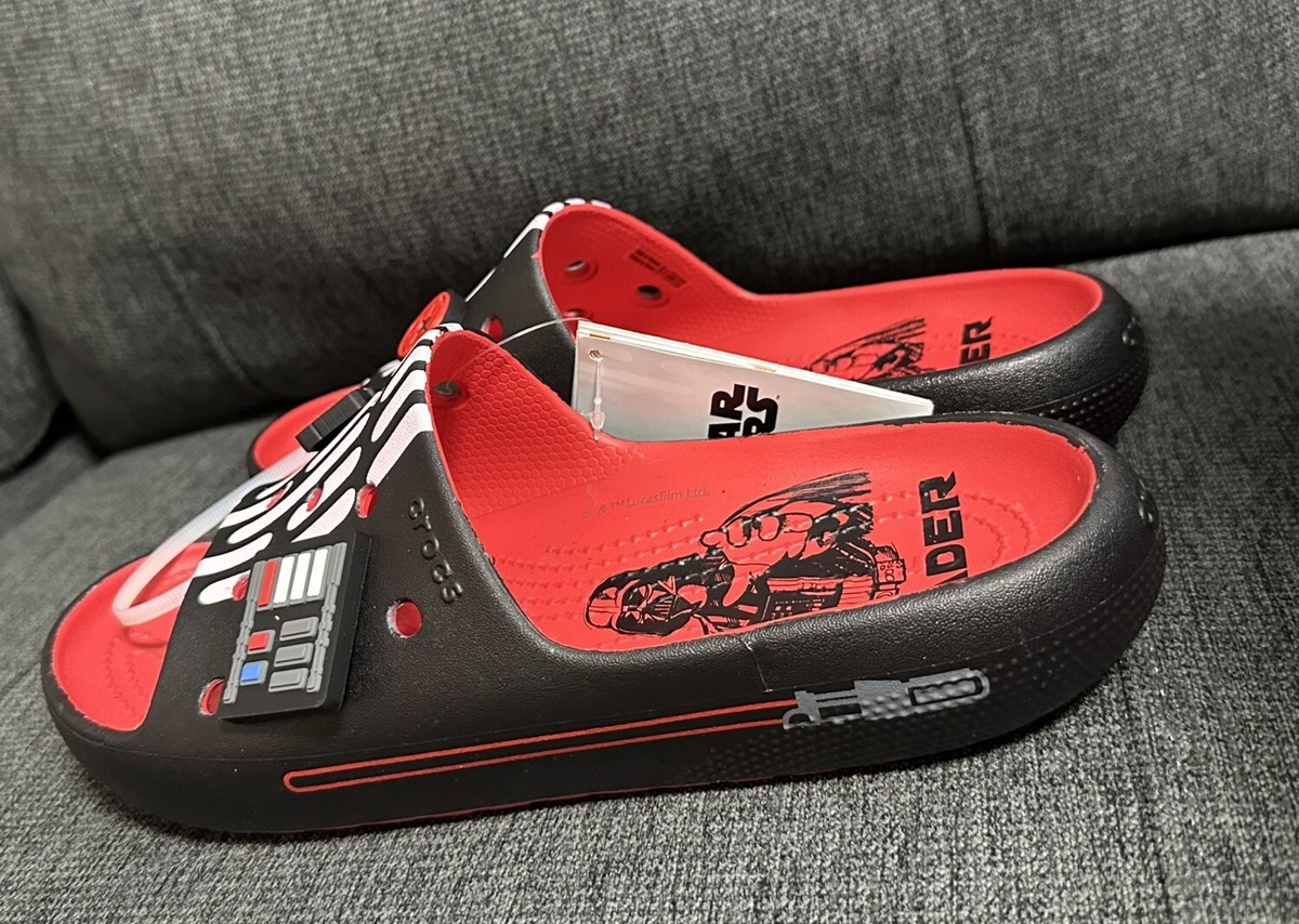 Star Wars Crocs Darth Vader Classic Slide V2 Sandal Glow In 