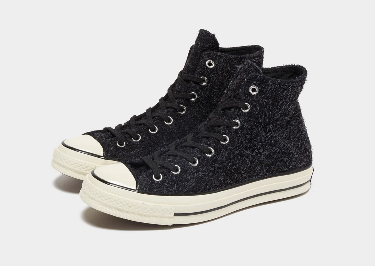 Converse Chuck 70 ® ( Men UK 10 & ) Black Fuzzy, textured | eBay