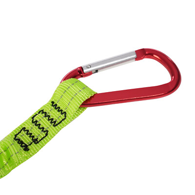 20kn Flip Line, Steel Wire Core Flipline Kit, Tree Climbing Lanyard 3.66m/12ft