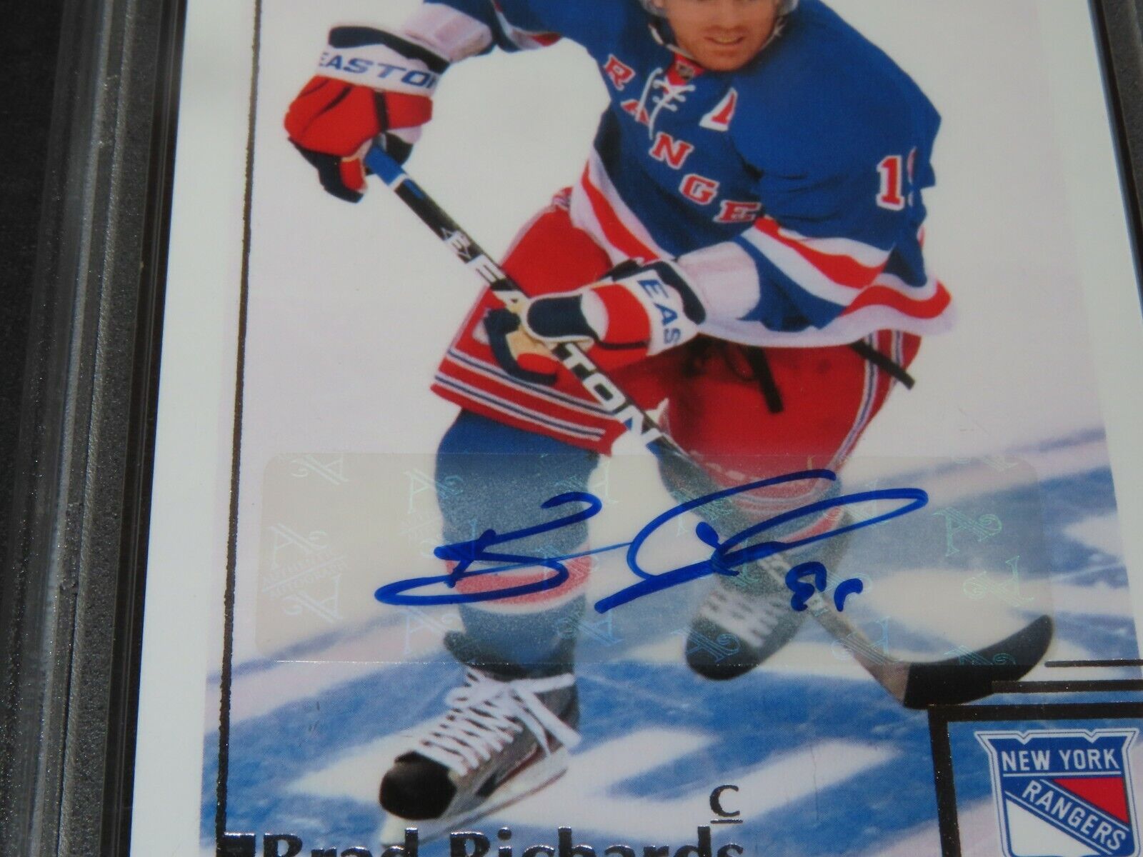 Brad Richards Signed 2012 Fleer Retro Card #37 Autographed PSA Gem Mint 10 - Picture 3 of 5