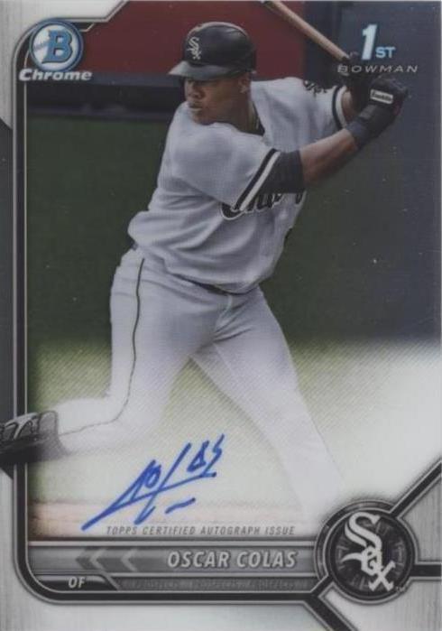 2022 Bowman - Oscar Colas #CPA-OCS - 1 of 1
