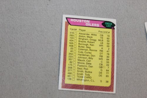 1976 Topps Football Cards Complete Finish Fill Your List Set U-Pick #276-527 - Picture 273 of 372