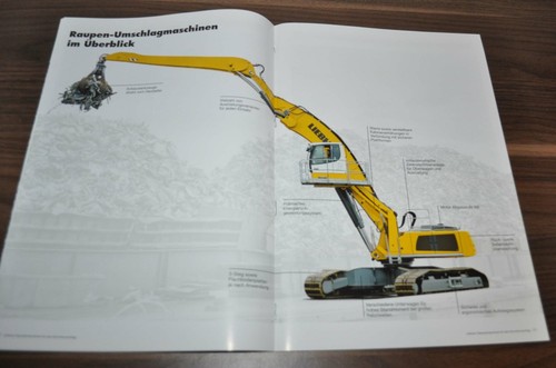 2014 Liebherr Spezialmaschinen Special Bagger Wheel Excavator Brochure Prospekt - Picture 6 of 10