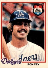 1978 O-Pee-Chee Baseball Ron Cey (D) Los Angeles Dodgers #130