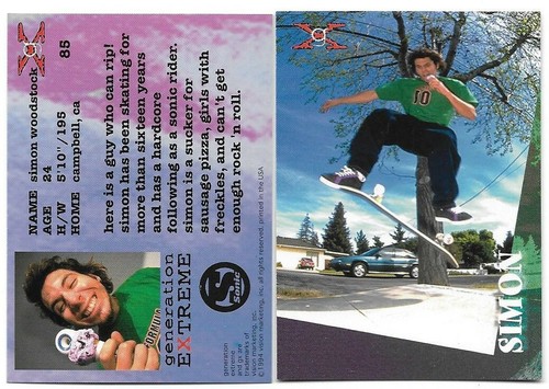 1994 Generation Extreme Cards X-Games Skateboard - Picture 10 of 11