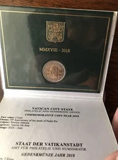 2018 Vatican 2 Euro Bimetal Death of Padre Pio