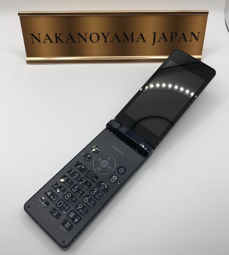 SHARP AQUOS Keitai 3 805SH flip phone Softbank Unlocked Black SIM Free JAPAN - Afbeelding 5 van 12