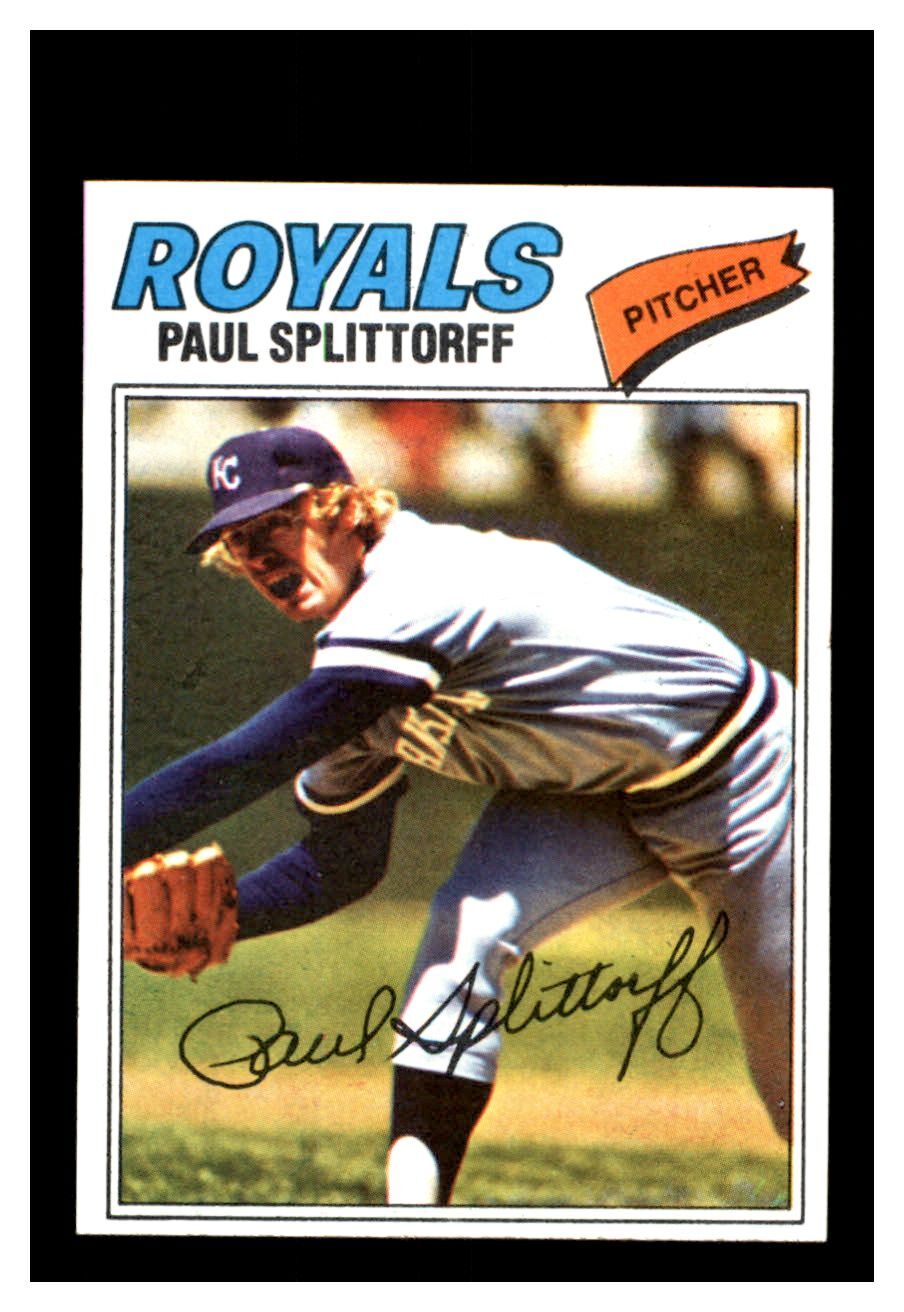 1977 Topps #534 Paul Splittorff Kansas City Royals NM-MT