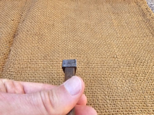 CURIOSO PEQUEÑO MINI ANTIGUO HACHA BARBUDA FORJADA A MANO HACHA TOMAHAWK DE COLECCIÓN - Imagen 15 de 16