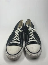 Men's Black Converse All Star Sneakers 8.5 Mens 10.5 Womens