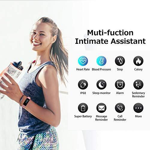 Fitnesstracker mit Herzfrequenz Aktivitätstracker Schlafmonitor, Smartwatch - Bild 3 von 7