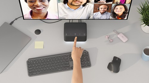 Logitech Logi Dock Grafit (Teams-Version) - All-in-one-USB-C-Dockingstation - Bild 5 von 8