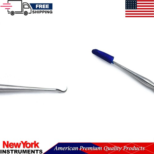 Gillies Skin Hook Single Ended Prong Sharp Retractor Dermal Surgical Procedures - Picture 2 of 5