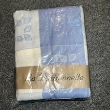 La Maisonnette Table Cloth French Country 70x100 New Blue Farmhouse 