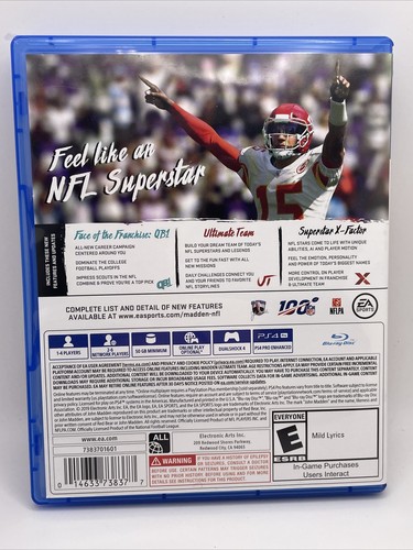 Madden NFL 20 - PlayStation 4 - juego usado de PS4 - Imagen 2 de 3