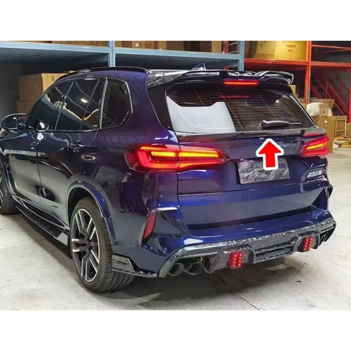 Painted Black V Look For BMW F95 X5 Series Hatchback Middle Trunk Spoiler 2025 - Picture 2 of 8
