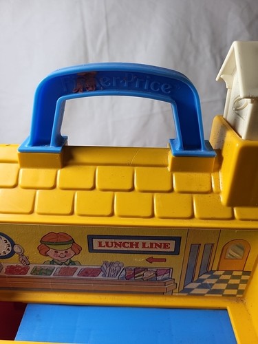 Vintage 1988 Fisher Price Little People School House, Playground & Accessories - Picture 10 of 12