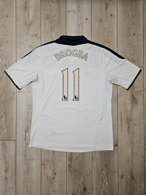 【adidas】チェルシーFC 2011-12 No.11 ドログバ Didier Drogba #11 Chelsea FC 2011-12 Home Blue Long Sleeve
