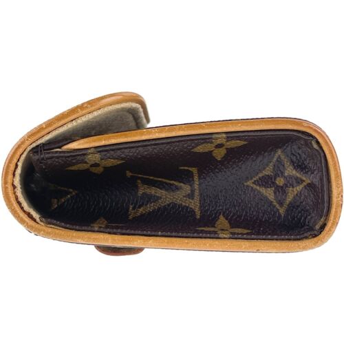Bolso Louis Vuitton Monograma Bolsillo Florentino Cuero Gamuza Marrón Cintura 2842 - Imagen 4 de 24