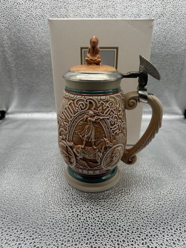 1993 Avon Tribute to the Wild West cerveza Stein hecha en Brasil 9" 16291 - Imagen 4 de 11