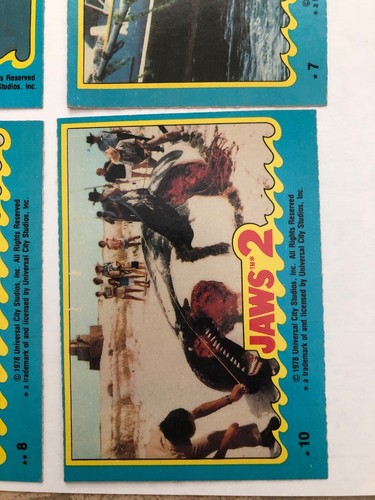 Jaws 2 Stickers 1978 $2.00 Each - Picture 7 of 8