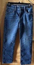 GAP Kids Straight Jeans/Denim, Size: 14 Regular Color: Blue Denim