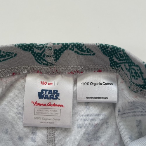 Hanna Andersson Star Wars Christmas Pajamas sz 8 - Picture 7 of 8