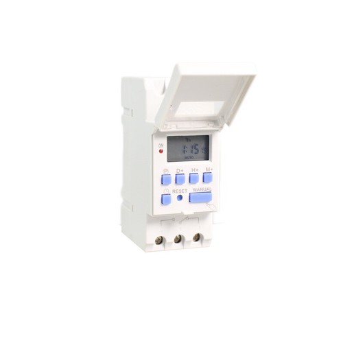 Digital LCD Programmable Timer AC/DC 12V 16A Time Relay Switch Rail Mounting New - Picture 4 of 7