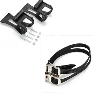 1-Pair-Cycling-Road-Bike-Mountain-Bike-Bicycle-Toe-Clips-Straps-For-Pedals-R1