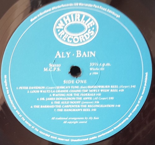 ALY BAIN -WITH VIOLET TULLOCH, MAY GAIR, W. JOHNSON 1984 WHIRLIE REC 001 UK LP - Foto 3 di 3
