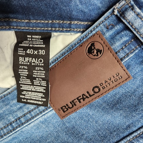 AXEL Buffalo David Bitton Slim Stretch 40x30 (42x30) NEU Jeans - Bild 10 von 15