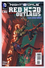 Red Hood and the Outlaws #9 VF/NM Signed w/COA by Kenneth Rocafort 2012 DC Comic